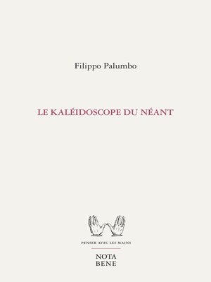cover image of Le kaléidoscope du néant
